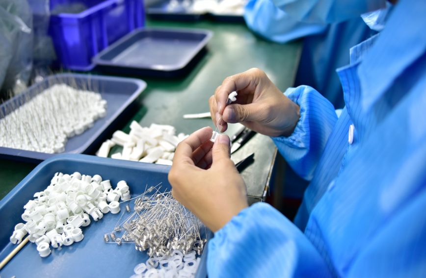 hand assembly work
